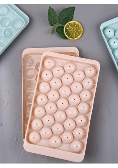 33 Hazneli Pürüzsüz Küre Buz Kalıbı 17-10 Cm Buzluk Diğer