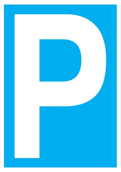 P Uyarı Tabelası - 50x70 Foreks - P21