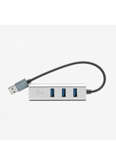 Fiigo Usb To Lan Ve 3x Usb Alüminyum Adaptör Gümüş Sku: Mır8690010633972