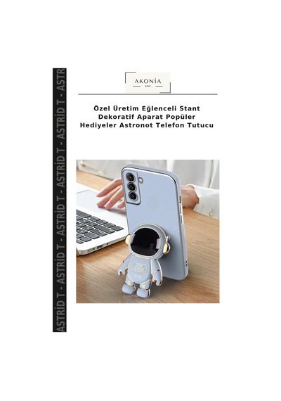 Özel Üretim Eğlenceli Stant Dekoratif Aparat Popüler Hediyeler Astronot Telefon Tutucu