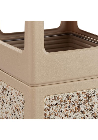Products Canmeleon Dış Mekan/iç Mekan Agrega Paneli Çöp Kutusu 9472tn, Bronz, Doğal Taş Paneller, Dış Mekan/iç Mekan Kullanımı, 9472tn, Kapasite