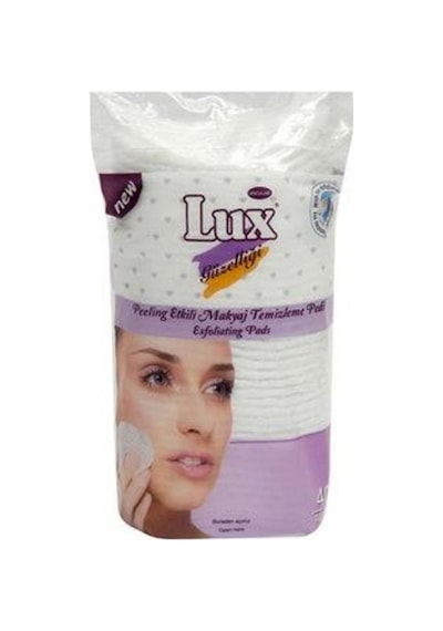 Lux Peeling Etkili Makyaj Temizleme Pamuğu 40'lı
