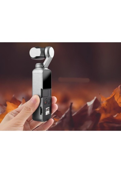 DJI Osmo Pocket için Metalik Siyah Renk Su Geçirmez Koruyucu Film