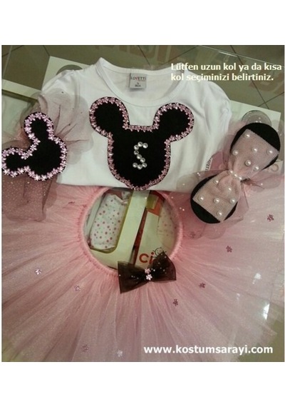 Kostümsarayı Minnie Mouse Pullu Tütü