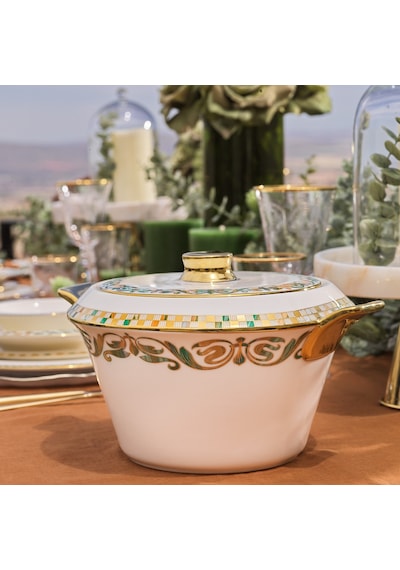 Schafer Tılsım Jade Yemek Takımı 60 Parça-yeşil