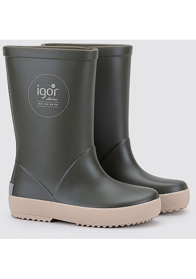 Igor Splash Dk Erkek Bebek Su Geçirmez Yağmur Kar Çizmesi W10292 Koyu Haki - Bej Koyu Haki Bej Igor Splash Dk Erkek Bebek Su Geçirmez Yağmur Kar Çizmesi W10292 Koyu Haki - Bej Koyu Haki Bej