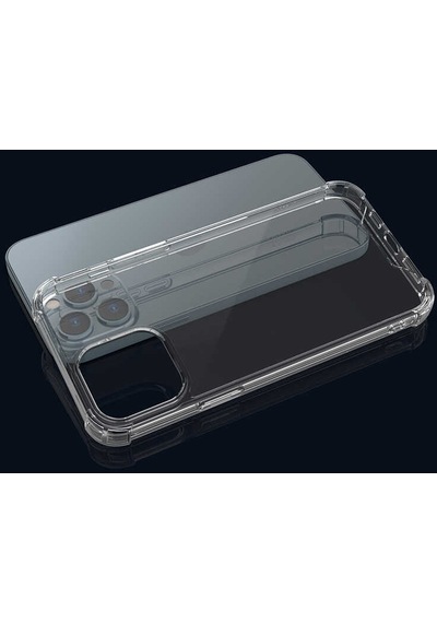 Apple Uyumlu iPhone 13 Pro Max Uyumlu Zore Nitro Anti Shock Silikon-renksiz Renksiz -