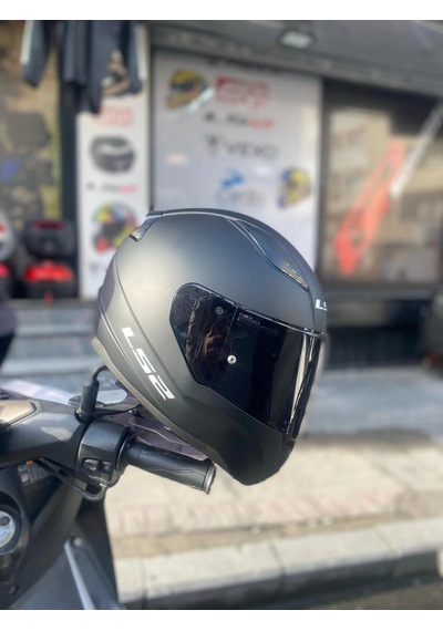 Ls2 Rapıd Mat Siyah Kask - Siyah Vizör Çok Renkli