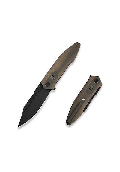We Knife Limited Flight Line Bronze Titanium Handle Black Stonewashed Bohler M390 Blade Limited Edition 200 Pcs Çakı Bronz We Knife Limited Flight Line Bronze Titanium Handle Black Stonewashed Bohler M390 Blade Limited Edition 200 Pcs Çakı Bronz