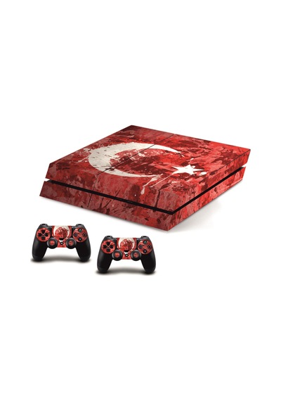 PS4 Türk Bayrağı Sticker Seti
