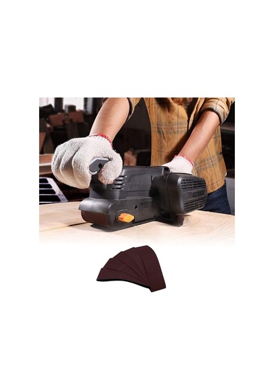 10 Adet 100x610mm Zımpara Kayışları Zımpara Kağıdı Zımpara Bantları Zımpara Güç Döner Araçları Dremel Aksesuarları, 60 İrmik