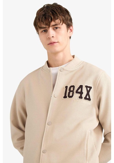 Defacto Regular Fit Kolej Yaka Çıtçıtlı Bomber Mont F5096ax25aubg359 Bej Defacto Regular Fit Kolej Yaka Çıtçıtlı Bomber Mont F5096ax25aubg359 Bej