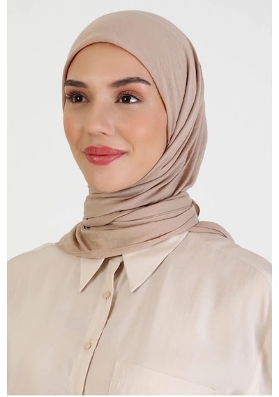 Harem Scarf Amor Eşarp - Koyu Bej - Koyu Bej