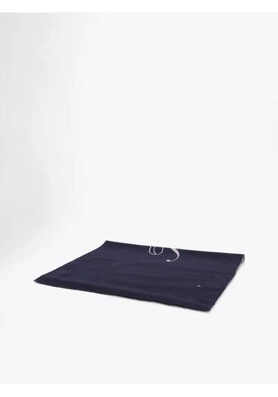 Tommy Hilfiger Th Logo Scarf, 0gy Lacivert Kadın Eldiven-atkı-bere