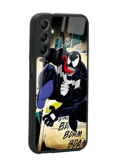 Samsung Uyumlu A14 Venom Tasarımlı Glossy Telefon Kılıfı Çok Renkli