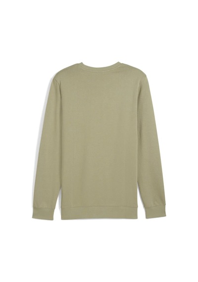 Puma Essentials Elevated Crew Siyah Erkek Sweatshirt Açık Yeşil