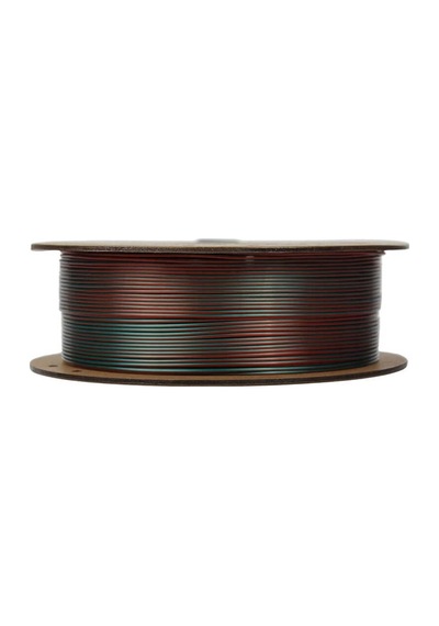 Nanelab Üç Renk Silk Pla Filament - Yeşil-mor-bakır - 1.75mm - 1kg