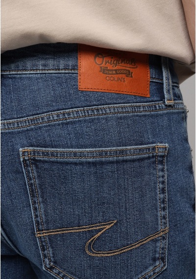 Colin's Colins Slim Fit Erkek Mid İndigo Denim Jean Pantolon Cl1079746 Q1.v1 Dn04013 Mavi