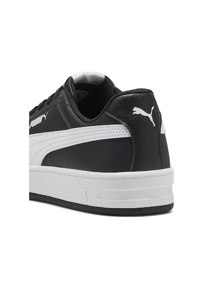 Puma Court Classic Clean Siyah Kadın Sneaker 000000000102713764 Siyah-beyaz