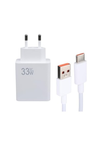 33 Watt Usb Şarj Başlık Adaptörü + Type-c Kablo, 1 Metre, Weko,