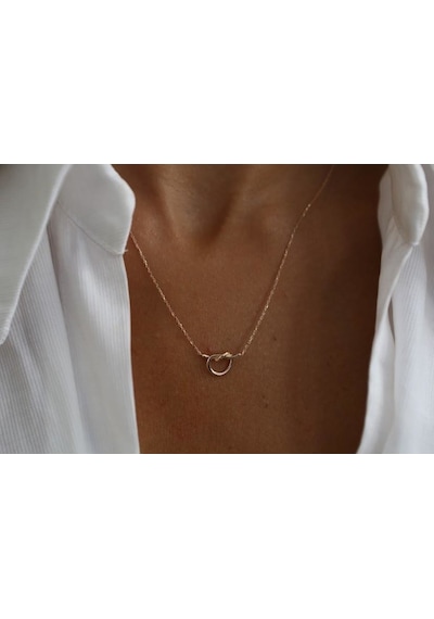 Reis Kuyumculuk 1504 Düğüm Pembe Altın - Rose Gold Altın Kolye