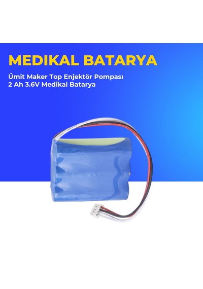 Ümit Maker Top Enjektör Pompası 2 Ah 3.6v Medikal Batarya