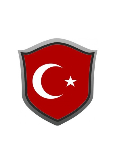 Ayyıldız Bayrak Rozet 7cm Sticker Etiket