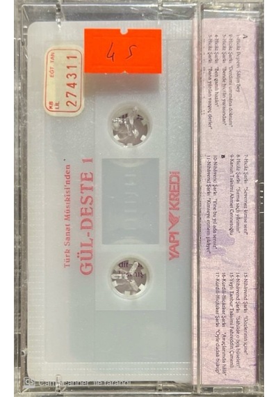 Plak Değildir Kaset Tir Türk Sanat Musikisinden Gül-deste 1 Kas