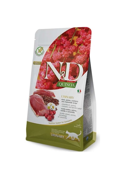 N&D Quinoa Urinary Ördek Kinoa Aromalı İdrar Yolları Yetişkin Kedi Maması 5 KG