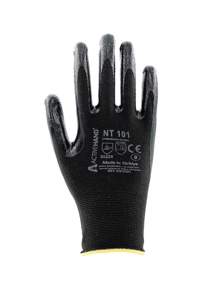 Nt 101 Sy/sy No:7 Nitril Kaplı Polyester Eldiven