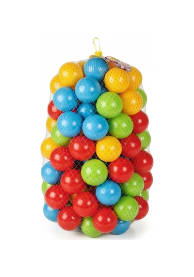 Havuz Topu 6 Cm 50'li Filede Çok Renkli