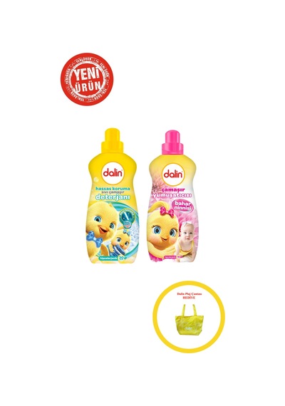 Bebek Deterjanı Ve Bebek Yumuşatıcısı Karma Seti Yeni Ürün Çanta Hediyeli 1010 1,44 L