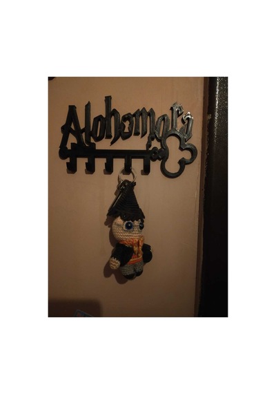 Anahtar Askısı Alohomora Siyah