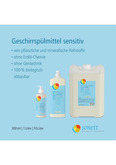 Kokusuz Organik Elde Bulaşık Yıkama Sıvısı - Cilt Hassasiyetik Ve Hassas Kişiler İçin - 1 L 1 Paket 1 X 1000 M