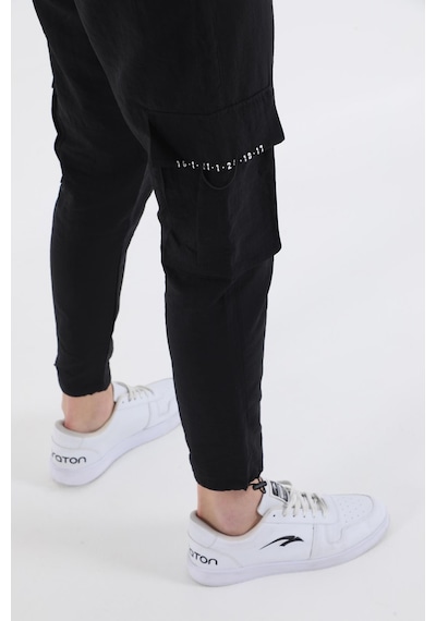 Maraton Sportswear Regular Erkek Dar Paça Basic Siyah Eşofman Altı 20579-siyah Siyah