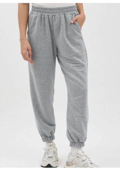 Buly Cozy Beli Lastikli Jogger Eşofman Altı Grimelanj