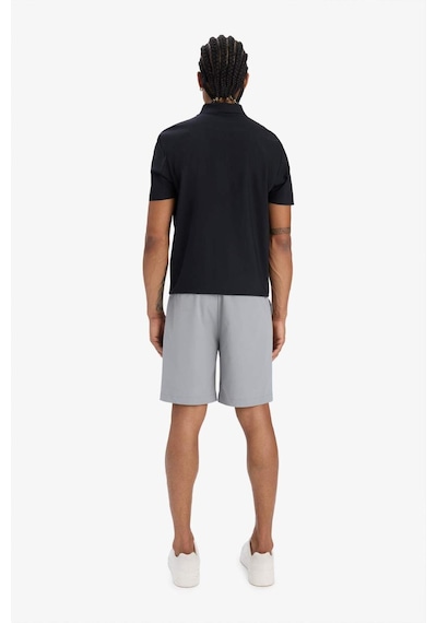 DeFactoFit Slim Fit Dar Kesim Sporcu Dokuma Şort D9249AX25SPGR67