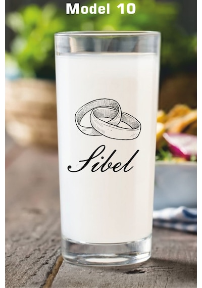 Kişiye Özel İsme Özel İsim Yazılı Rakı Bardağı Kadehi