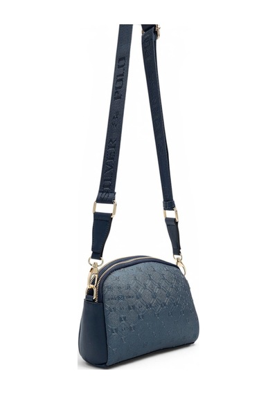 Silver & Polo Silver Polo Lacivert - Lacivert Logolu Kadın Çapraz Çanta Sp1144