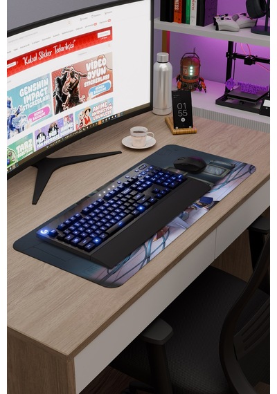 Ineffa Genshin Impact Anime Oyuncu V2 - 70x30 Xl Gaming Mouse Pad Fare Altlığı