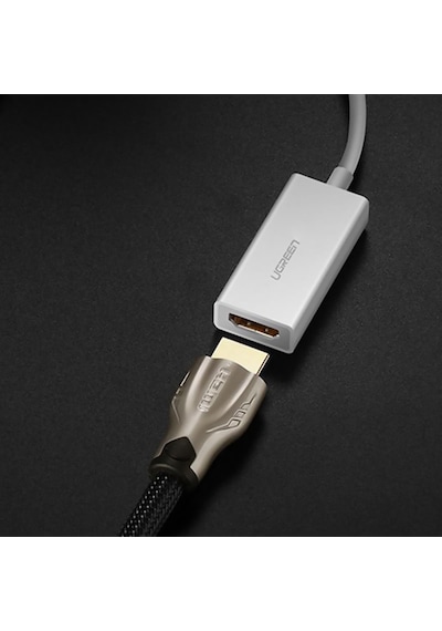Ugreen Type-C To Hdmi Dişi 4K Çevirici Adaptör Beyaz