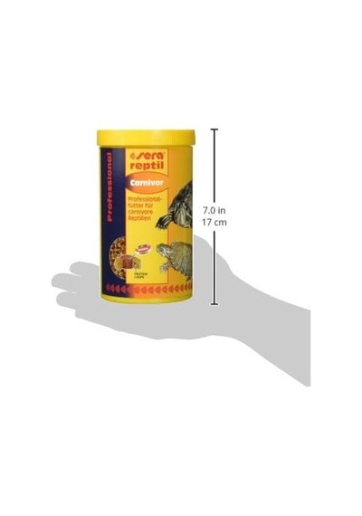 Sera Reptil Etçil Sürüngen Yemi Carnivor 1000 Ml 310gr