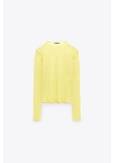 Zara Dikiş Detaylı Tül Top 5039-723 Çok Renkli