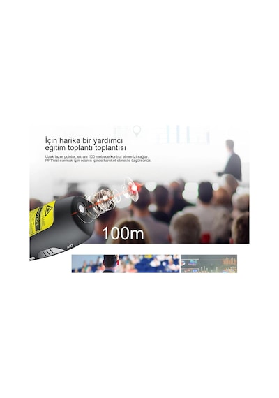 Sunum Kumandası Wireless Presenter Laser Pointer Streak Bw2581