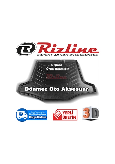 Ford Focus 2 Sd 3D Bagaj Havuzu Paspası 2005-2011 Arası Rizline N11.9914