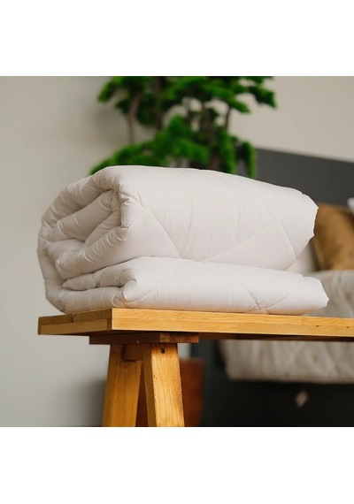 Özyurtlar Home %100 Merinos Kuzu Yün Pike Battal Boy 220x240 Beyaz