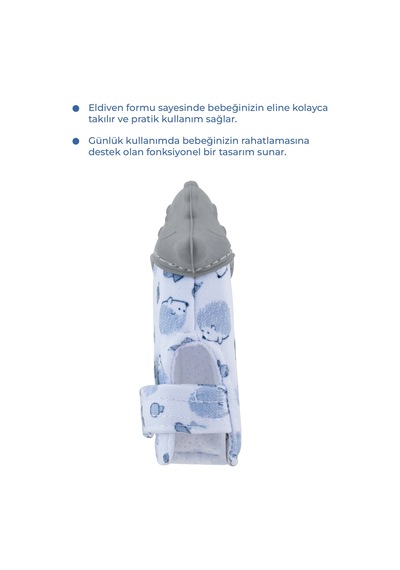 Diş Kaşıma Eldiveni, Gri