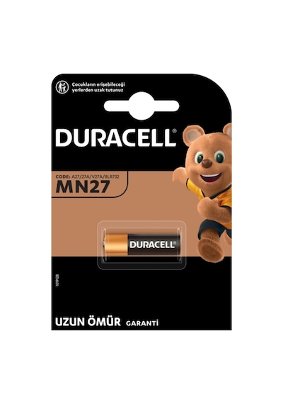 Duracell Uzun Ömürlü Özel Alkalin Pil 12V (MN27)