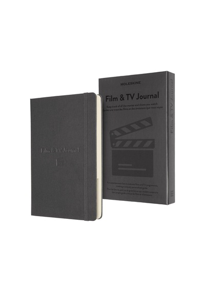 Moleskine Hobi Günlüğü-sinema & Tv - L Boy 13 21 Sert Kapak Siyah