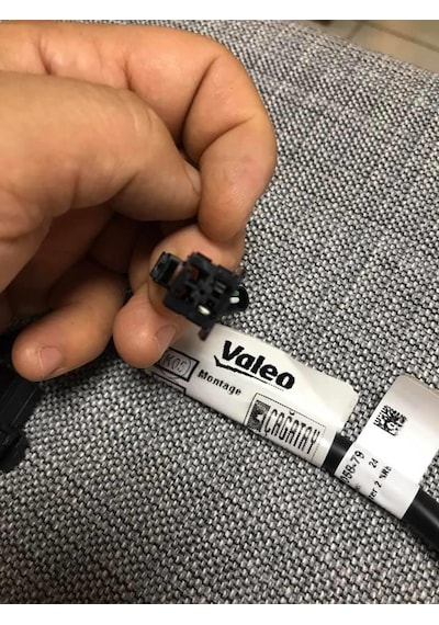 Valeo Mercedes Benz Vw Audi Ventil Sensör Seitenwandheiz Soketli Kablo